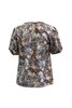 Tilly Tee -Brown Flower Print