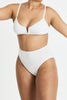 Whitney High Waist Brief - Pure