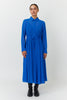 Billowy Shirt Dress - Blue