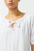 Cross Stitched Top - White