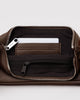 Recycled Leather Pochette - Brown