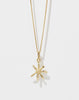 Daisy Charm Necklace - Gold Plated