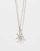 Daisy Charm Necklace - Silver