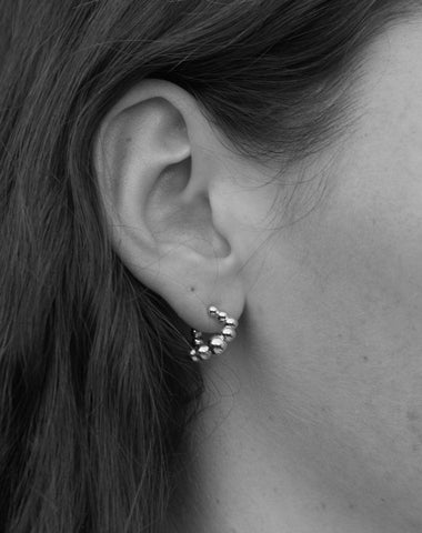 Fizzy Hoops Small - Silver