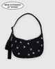 Medium Nylon Crescent Bag - Stars