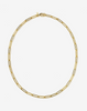 Paper Clip Heavy Necklace - Gold Plated 45cm