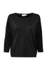 Mila Bat Wing Knit- Black