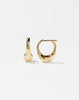 Strawberry Hoop Earrings Small - Gold Plated