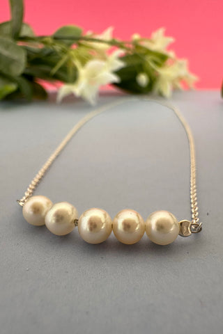 Venus Necklace Gold Plate - Freshwater Pearl