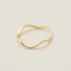 Vera Wave Ring - Gold Plate