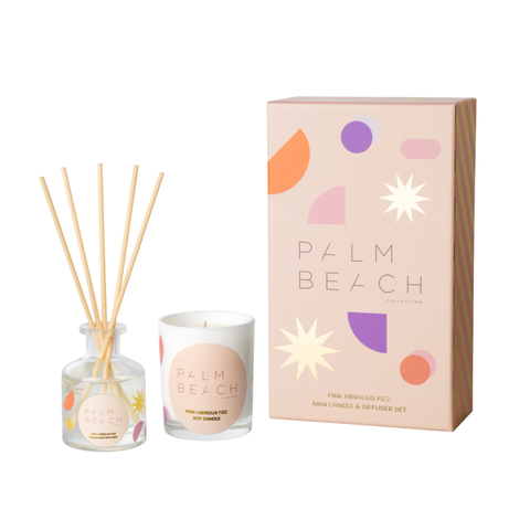 Mini Candle & Diffuser Pack - Pink Hibiscus Fizz