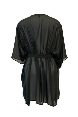 Lazy kimono 2025 sleeve dress