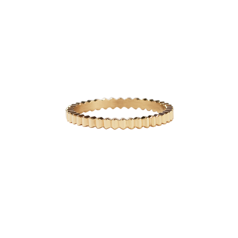 Solaire Band Narrow - Gold Plated