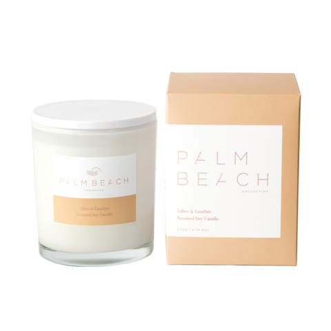 Lilies & Leather Standard Candle