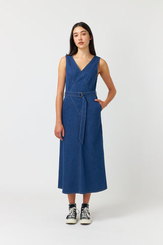 Denim Dress - Mid Blue