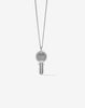 Key Charm necklace - Sterling Silver