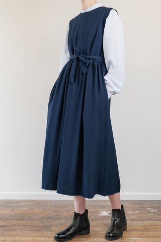 Eden Sleeveless Dress - Navy