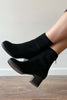 Suede Boot - Black