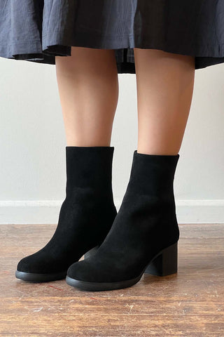 Suede Boot - Black