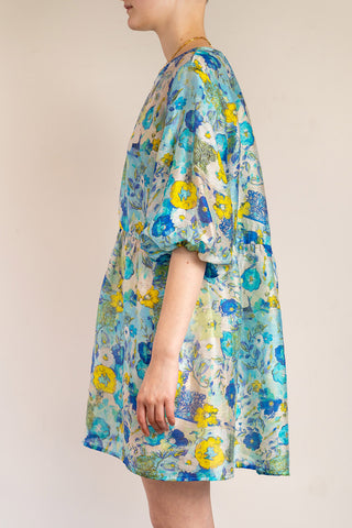 Lulu Mini Dress - Floral Reflection