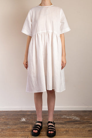 Eden Midi Dress- Crisp White