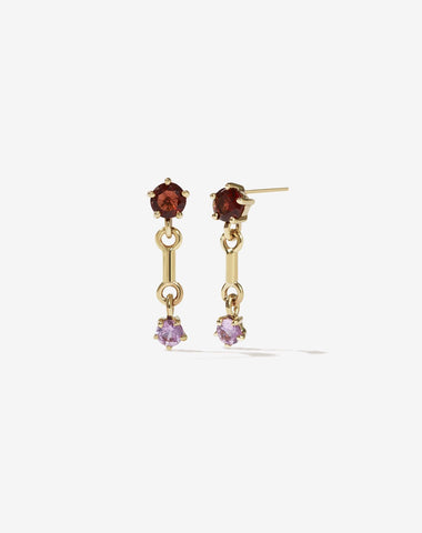 Bisous Drop Earring - 9ct Gold