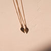 Broken Heart Charm Necklaces - Gold Plated