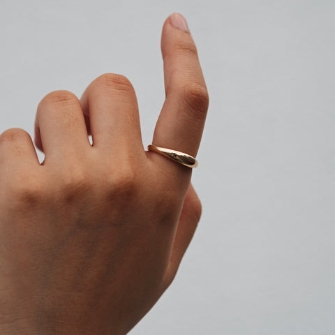 Mini Claude Ring -  Gold Plated