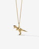 Dinosaur Charm Necklace - Gold Plated