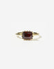 Lucia Ring - Gold Plated With Thai Garnet